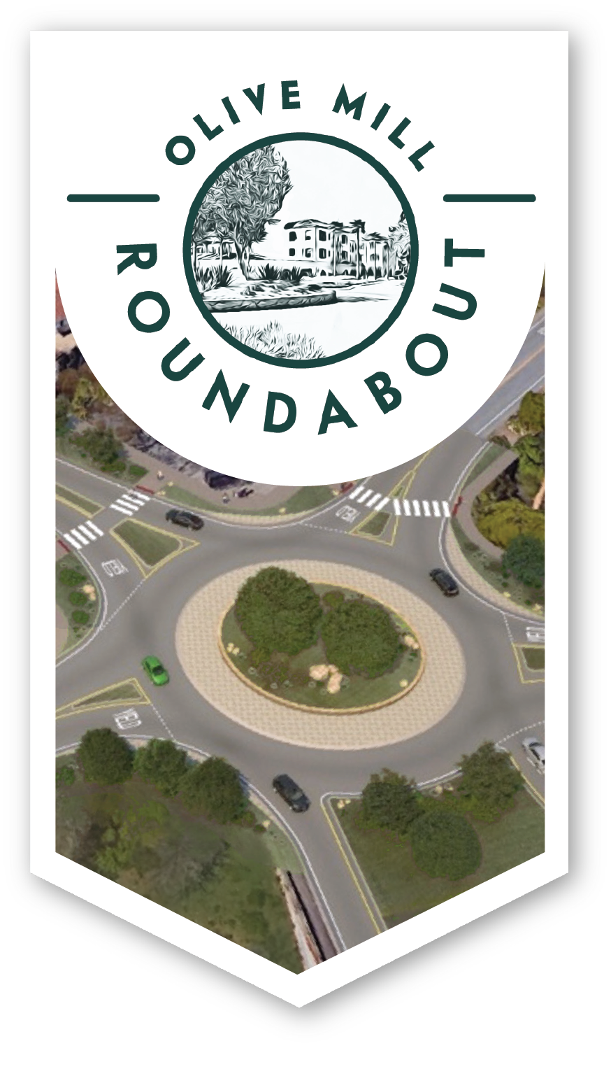 Highway 101: Olive Mill Roundabout - Completed