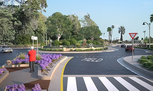 Rendering of Olive Mill Roundabout East